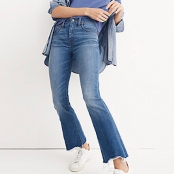 Madewell Denim - Madewell Cali Demi-boot jeans, Haywood wash NWT